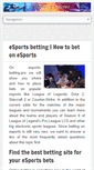 Mobile Screenshot of esports-betting.pro